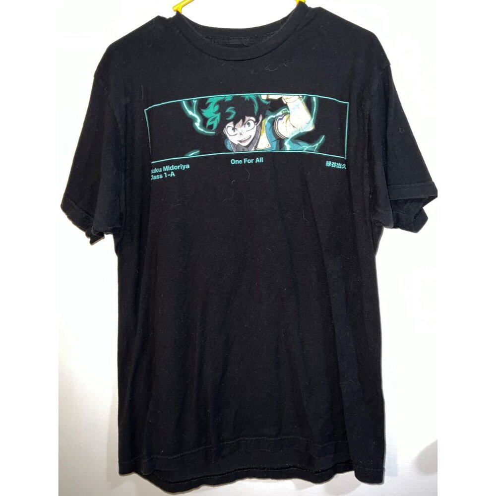 My Hero Academia Deku Izuku Midoriya One For All T-Shirt L